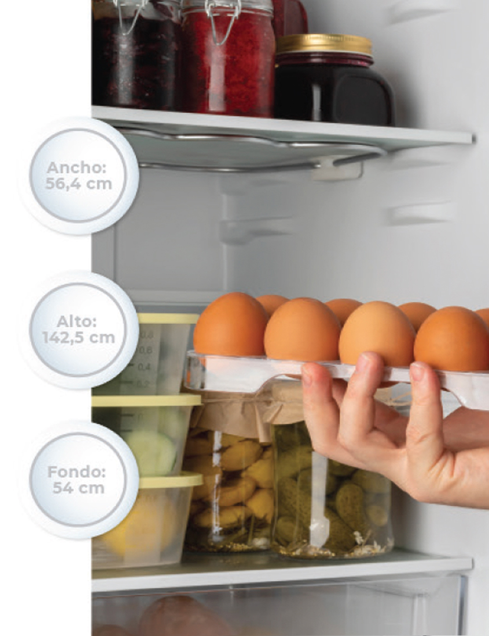 Heladera Top mount de Frost Modelo H240