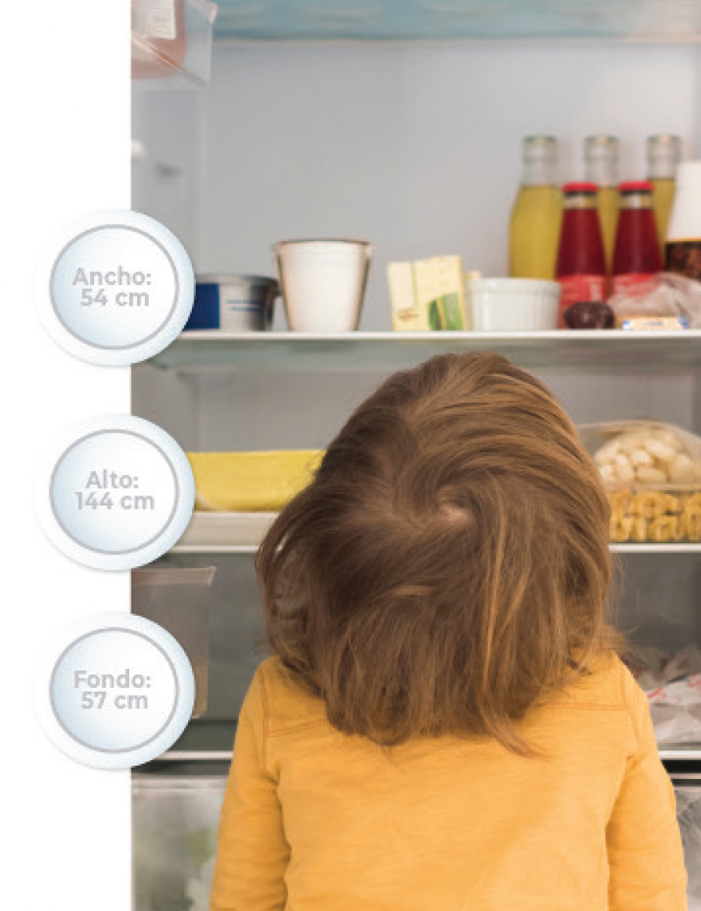 Heladera Top mount de Frost Modelo T263