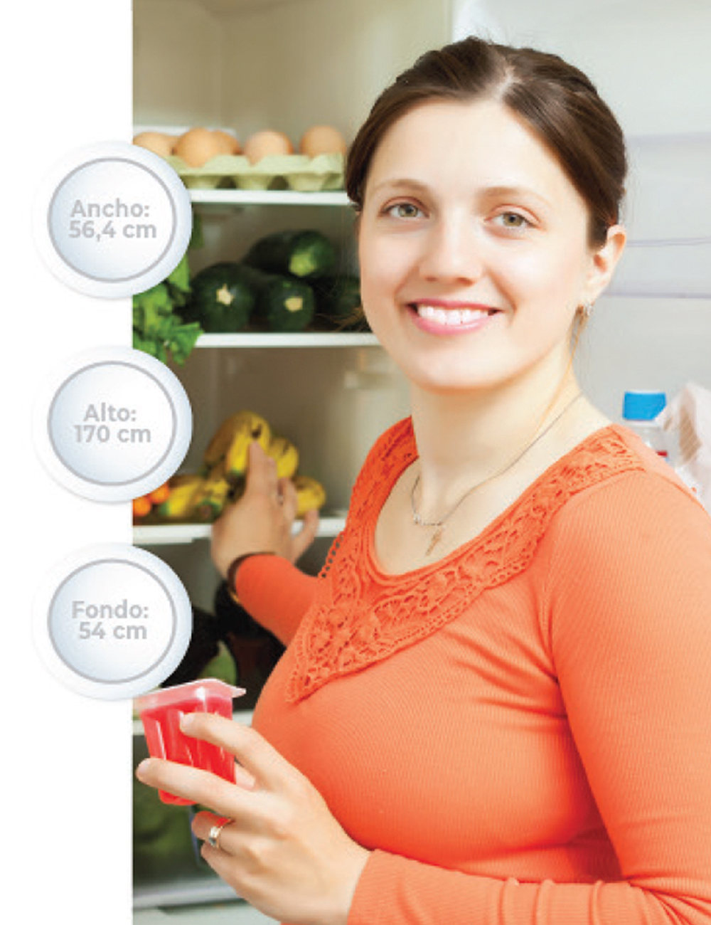 Heladera Top mount de Frost Modelo T263